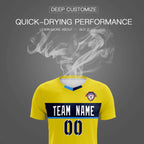 Custom Gold Classic Sports Sets Soccer Shirt Jersey