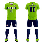 Custom Neon Green Classic Sports Sets Soccer Shirt Jersey