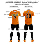 Custom Orange Classic Sports Sets Soccer Shirt Jersey