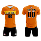 Custom Orange Classic Sports Sets Soccer Shirt Jersey