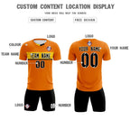 Custom Orange Classic Sports Sets Soccer Shirt Jersey