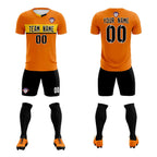Custom Orange Classic Sports Sets Soccer Shirt Jersey