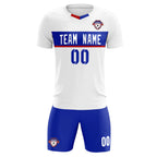 Custom White Classic Sports Sets Soccer Shirt Jersey