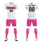 Custom White Classic Sports Sets Soccer Shirt Jersey