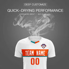 Custom White Classic Sports Sets Soccer Shirt Jersey