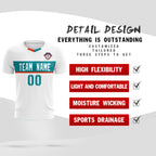 Custom White Classic Sports Sets Soccer Shirt Jersey