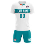 Custom White Classic Sports Sets Soccer Shirt Jersey