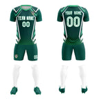 Custom Aqua Abstract Breathable Soccer Tops/Sets Jersey