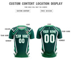 Custom Aqua Abstract Breathable Soccer Tops/Sets Jersey
