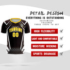 Custom Brown Abstract Breathable Soccer Tops/Sets Jersey