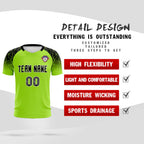 Custom Neon Green Classic Soccer Training Sets Jersey For Adults/Kids