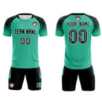 Custom Green Classic Soccer Training Sets Jersey For Adults/Kids