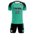 Custom Green Classic Soccer Training Sets Jersey For Adults/Kids