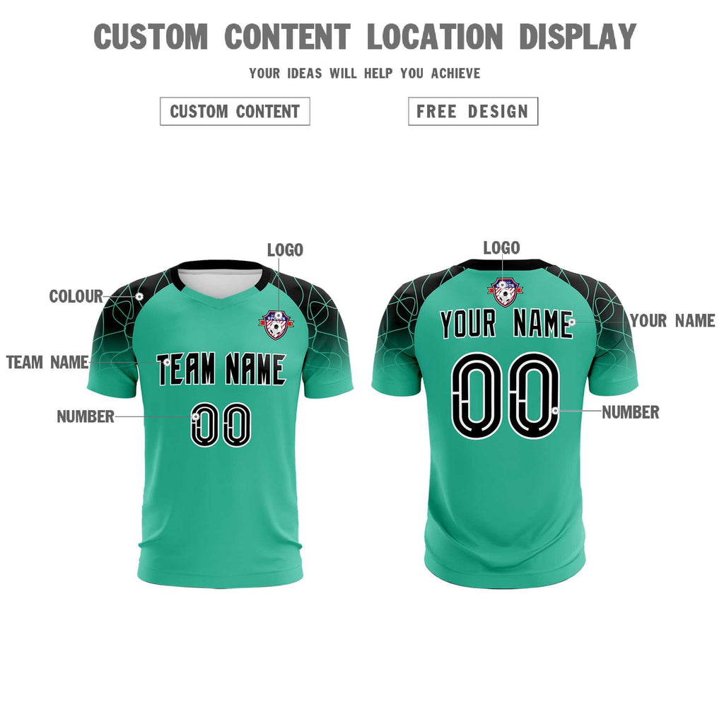 Custom Green Classic Soccer Training Sets Jersey For Adults/Kids