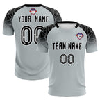 Custom Silver Classic Soccer Training Sets Jersey For Adults/Kids