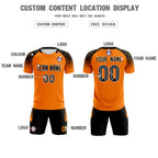 Custom Orange Classic Soccer Training Sets Jersey For Adults/Kids