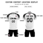 Custom White Classic Soccer Training Sets Jersey For Adults/Kids