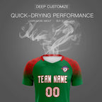 Custom Kelly Green Classic Soccer Training Sets Jersey For Adults/Kids