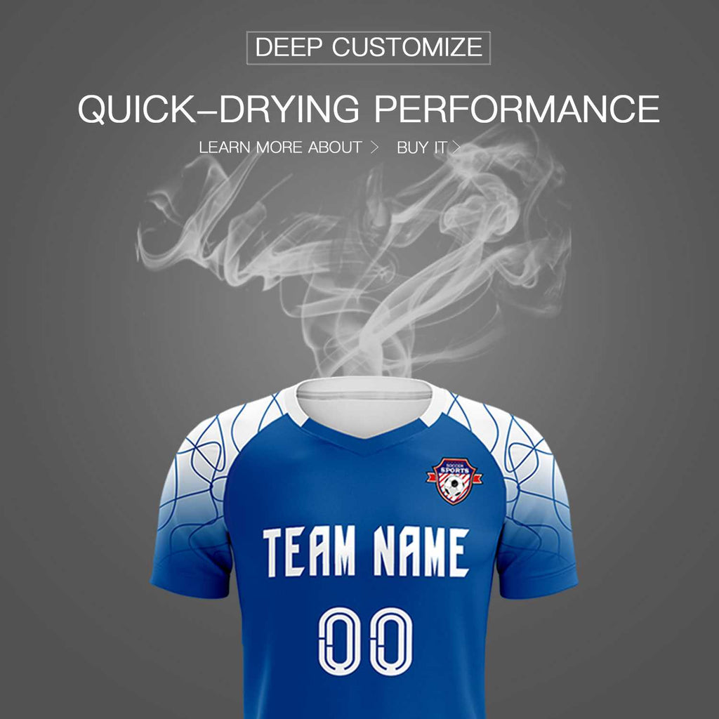 Custom Navy Classic Soccer Training Sets Jersey For Adults/Kids