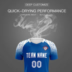 Custom Navy Classic Soccer Training Sets Jersey For Adults/Kids