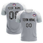 Custom Silver Classic Soccer Training Sets Jersey For Adults/Kids