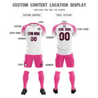 Custom White Classic Soccer Training Sets Jersey For Adults/Kids