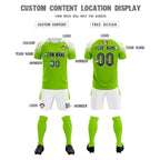 Custom Green Classic Soccer Training Sets Jersey For Adults/Kids