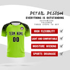 Custom Neon Green Classic Soccer Training Sets Jersey For Adults/Kids