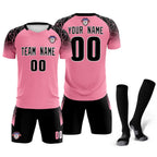 Custom Light Pink Classic Soccer Training Sets Jersey For Adults/Kids