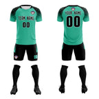 Custom Green Classic Soccer Training Sets Jersey For Adults/Kids