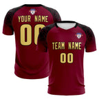 Custom Crimson Classic Soccer Training Sets Jersey For Adults/Kids