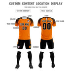 Custom Orange Classic Soccer Training Sets Jersey For Adults/Kids