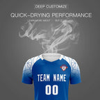 Custom Navy Classic Soccer Training Sets Jersey For Adults/Kids