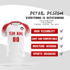 Custom White Classic Soccer Training Sets Jersey For Adults/Kids