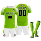 Custom Green Classic Soccer Training Sets Jersey For Adults/Kids