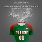 Custom Kelly Green Classic Soccer Training Sets Jersey For Adults/Kids