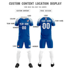Custom Navy Classic Soccer Training Sets Jersey For Adults/Kids