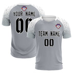 Custom Silver Classic Soccer Training Sets Jersey For Adults/Kids