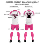 Custom White Classic Soccer Training Sets Jersey For Adults/Kids