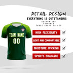 Custom Green Classic Soccer Training Sets Jersey For Adults/Kids
