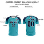 Custom Sky Blue Classic Soccer Training Sets Jersey For Adults/Kids