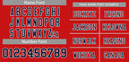 Custom Red Navy-White Classic Style Mesh Authentic Football Jersey
