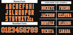 Custom Black Orange-White Classic Style Mesh Authentic Football Jersey