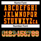 Custom Black Gold-Red Classic Style Authentic Football Jersey