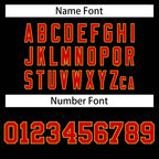 Custom Black Red-Yellow Personalized Classic Mesh Authentic Football Jersey