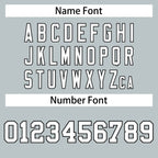 Custom Silver White-Black Personalized Classic Mesh Authentic Football Jersey