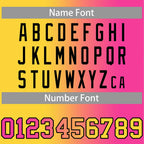 Custom Pink Yellow-Black Gradient Fashion Authentic Baseball Jersey