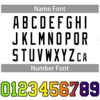 Custom White Neon Green-Purple Gradient Fashion Authentic Baseball Jersey