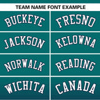 Custom Aqua Navy-White Gradient Fashion Authentic Pullover Pinstripe Baseball Jersey