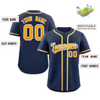 Custom Men Women Baseball Jersey Button Down Hip Hop Baseball Shirt Stitched Name Number
